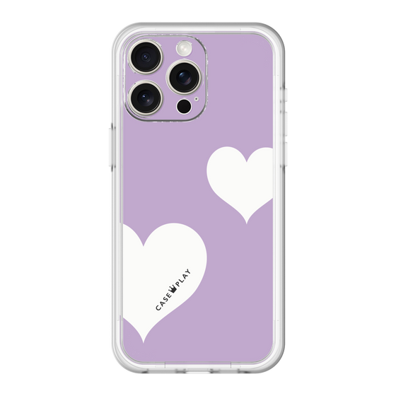 スリムプロテクションプレミアムケース［ Two Hearts - Purple ］