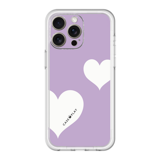 スリムプロテクションプレミアムケース［ Two Hearts - Purple ］