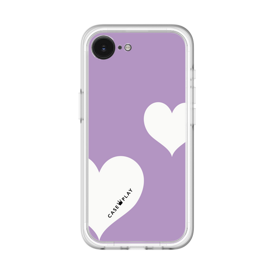 スリムプロテクションプレミアムケース［ Two Hearts - Purple ］