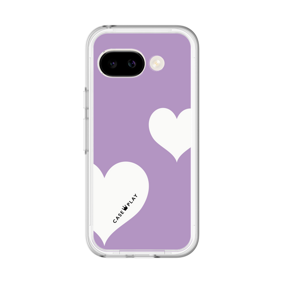スリムプロテクションプレミアムケース［ Two Hearts - Purple ］