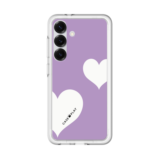 スリムプロテクションプレミアムケース［ Two Hearts - Purple ］