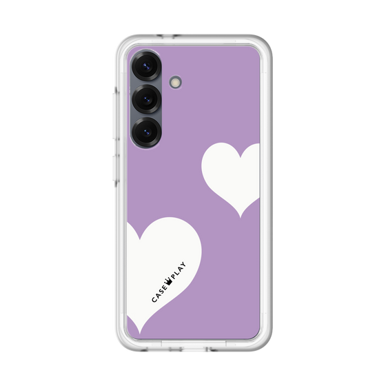 スリムプロテクションプレミアムケース［ Two Hearts - Purple ］