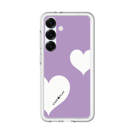 スリムプロテクションプレミアムケース［ Two Hearts - Purple ］