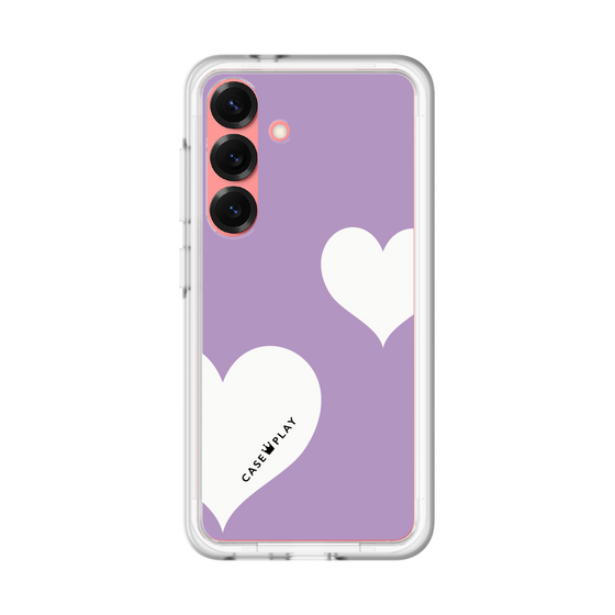 スリムプロテクションプレミアムケース［ Two Hearts - Purple ］