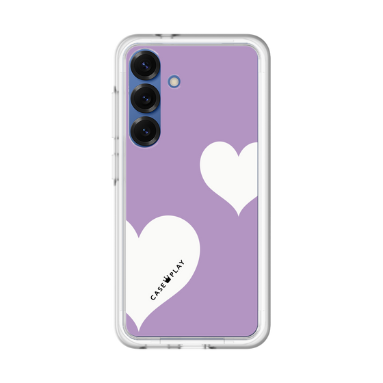 スリムプロテクションプレミアムケース［ Two Hearts - Purple ］