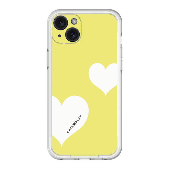 スリムプロテクションプレミアムケース［ Two Hearts - Yellow ］