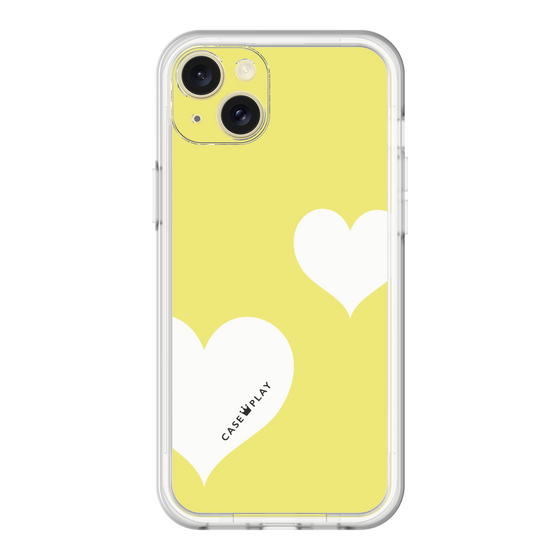 スリムプロテクションプレミアムケース［ Two Hearts - Yellow ］
