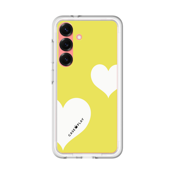 スリムプロテクションプレミアムケース［ Two Hearts - Yellow ］