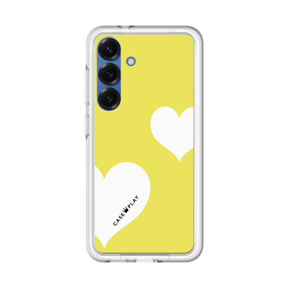 スリムプロテクションプレミアムケース［ Two Hearts - Yellow ］