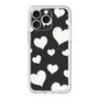 スリムプロテクションプレミアムケース［ Dot Hearts - Black ］