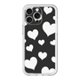スリムプロテクションプレミアムケース［ Dot Hearts - Black ］