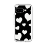 スリムプロテクションプレミアムケース［ Dot Hearts - Black ］
