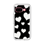 スリムプロテクションプレミアムケース［ Dot Hearts - Black ］