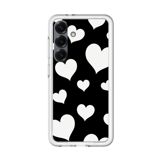 スリムプロテクションプレミアムケース［ Dot Hearts - Black ］