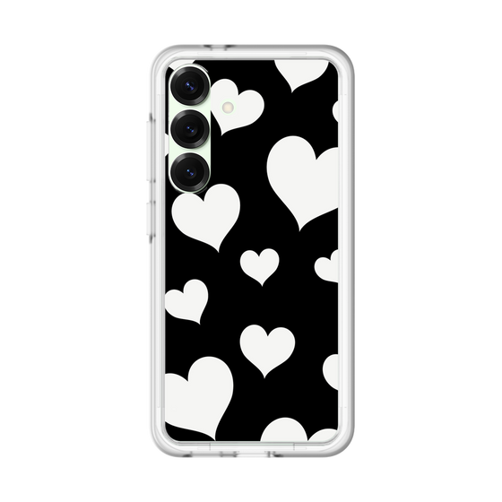 スリムプロテクションプレミアムケース［ Dot Hearts - Black ］