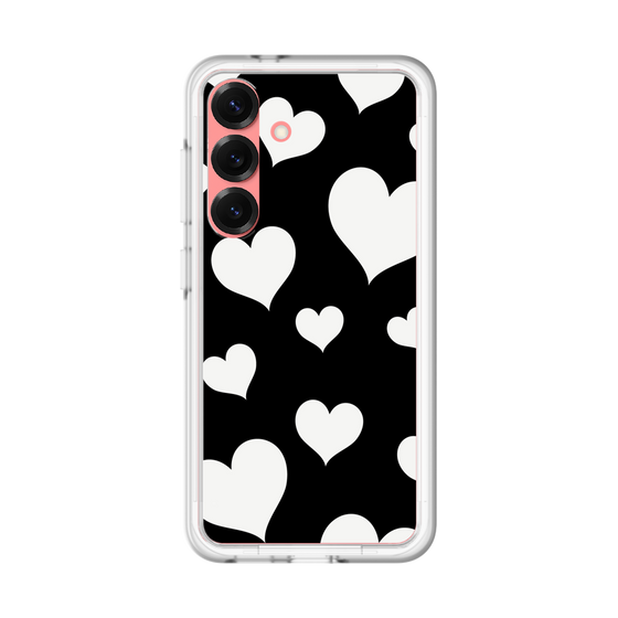 スリムプロテクションプレミアムケース［ Dot Hearts - Black ］