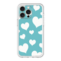 スリムプロテクションプレミアムケース［ Dot Hearts - Blue ］