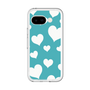 スリムプロテクションプレミアムケース［ Dot Hearts - Blue ］