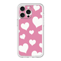 スリムプロテクションプレミアムケース［ Dot Hearts - Pink ］