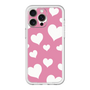 スリムプロテクションプレミアムケース［ Dot Hearts - Pink ］