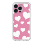 スリムプロテクションプレミアムケース［ Dot Hearts - Pink ］