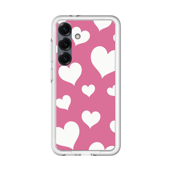 スリムプロテクションプレミアムケース［ Dot Hearts - Pink ］