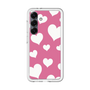 スリムプロテクションプレミアムケース［ Dot Hearts - Pink ］