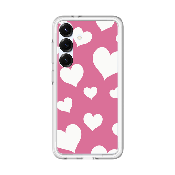 スリムプロテクションプレミアムケース［ Dot Hearts - Pink ］