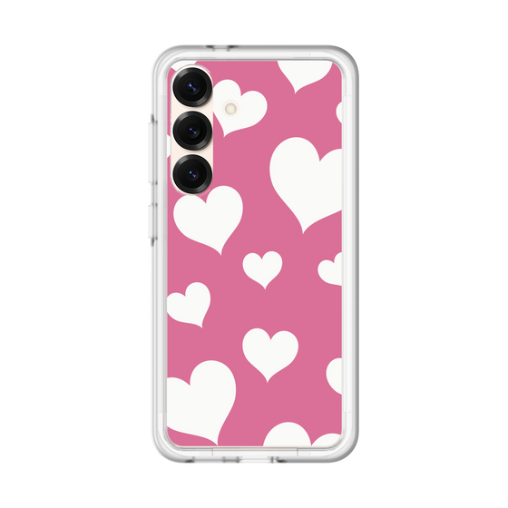 スリムプロテクションプレミアムケース［ Dot Hearts - Pink ］