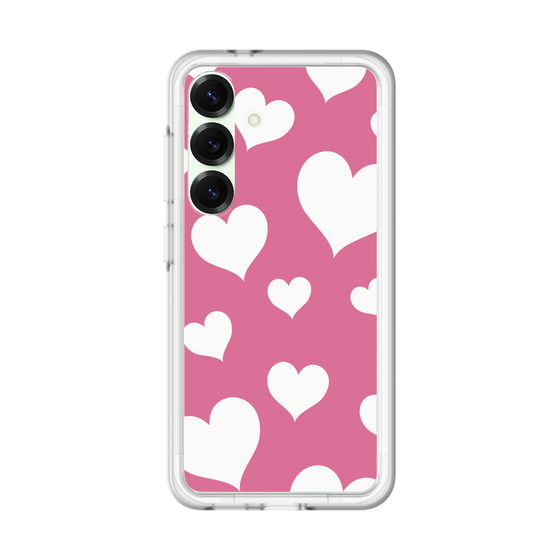 スリムプロテクションプレミアムケース［ Dot Hearts - Pink ］