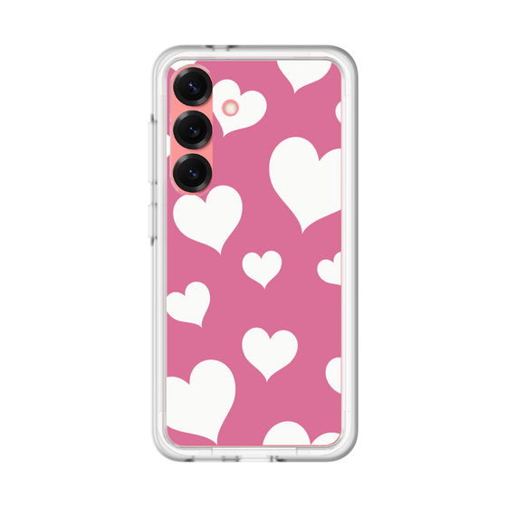 スリムプロテクションプレミアムケース［ Dot Hearts - Pink ］