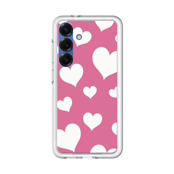 スリムプロテクションプレミアムケース［ Dot Hearts - Pink ］