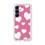 スリムプロテクションプレミアムケース［ Dot Hearts - Pink ］