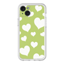 スリムプロテクションプレミアムケース［ Dot Hearts - Green ］