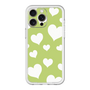 スリムプロテクションプレミアムケース［ Dot Hearts - Green ］