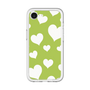 スリムプロテクションプレミアムケース［ Dot Hearts - Green ］
