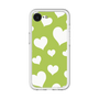 スリムプロテクションプレミアムケース［ Dot Hearts - Green ］