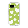 スリムプロテクションプレミアムケース［ Dot Hearts - Green ］
