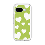 スリムプロテクションプレミアムケース［ Dot Hearts - Green ］