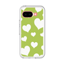 スリムプロテクションプレミアムケース［ Dot Hearts - Green ］