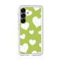 スリムプロテクションプレミアムケース［ Dot Hearts - Green ］