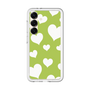 スリムプロテクションプレミアムケース［ Dot Hearts - Green ］