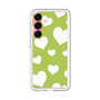 スリムプロテクションプレミアムケース［ Dot Hearts - Green ］