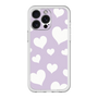 スリムプロテクションプレミアムケース［ Dot Hearts - Purple ］