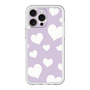 スリムプロテクションプレミアムケース［ Dot Hearts - Purple ］