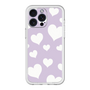 スリムプロテクションプレミアムケース［ Dot Hearts - Purple ］