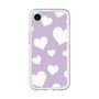 スリムプロテクションプレミアムケース［ Dot Hearts - Purple ］