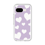 スリムプロテクションプレミアムケース［ Dot Hearts - Purple ］