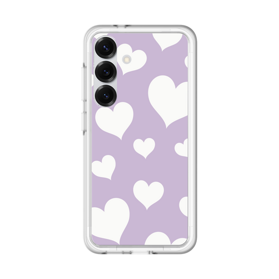 スリムプロテクションプレミアムケース［ Dot Hearts - Purple ］