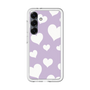 スリムプロテクションプレミアムケース［ Dot Hearts - Purple ］